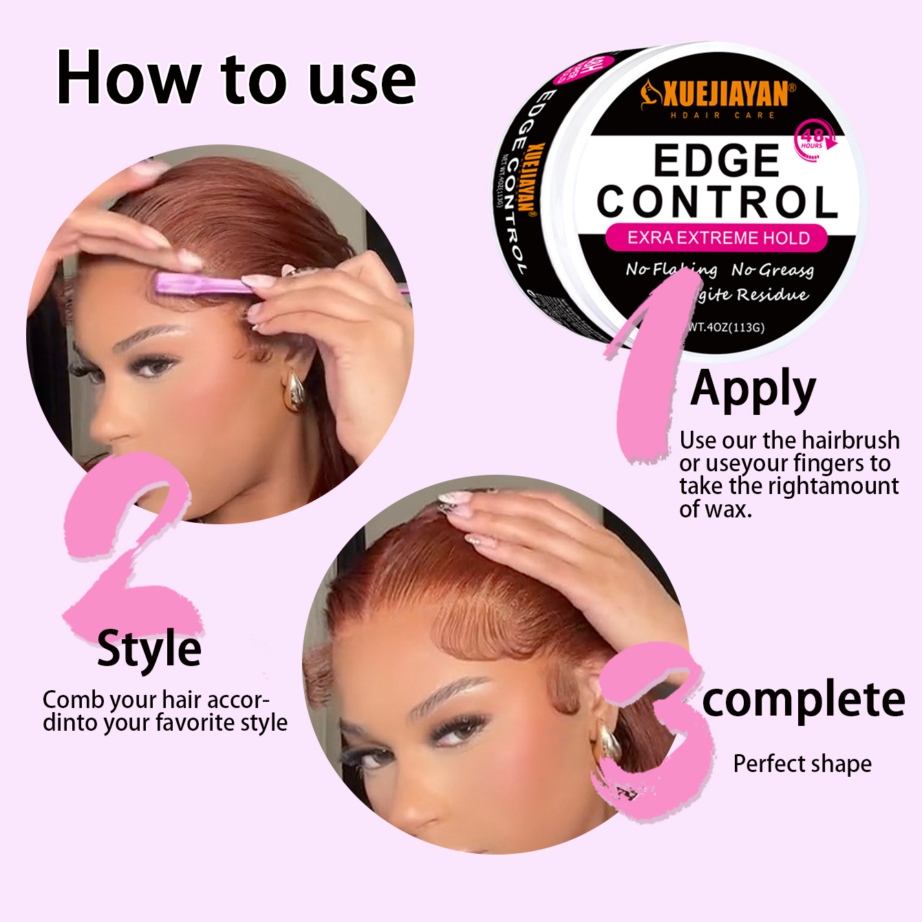 hair wax Blueberry flavor