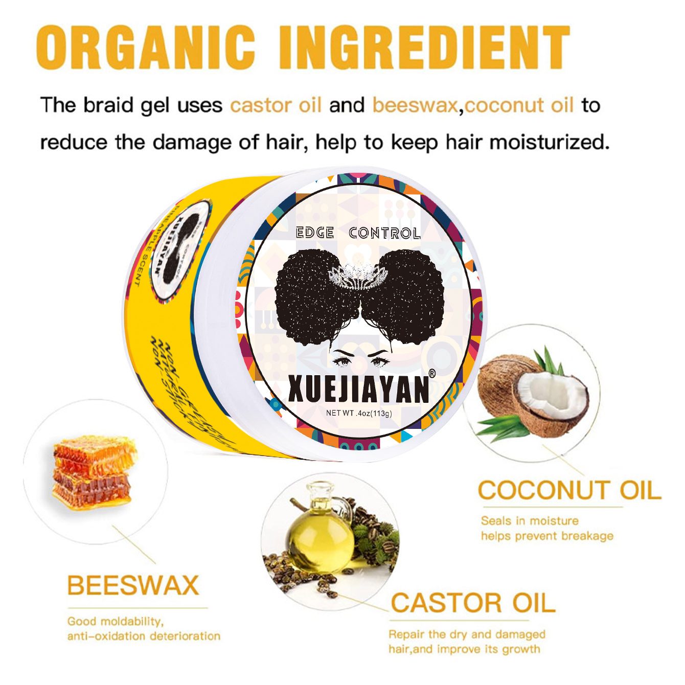 hair wax,pineapple flavor