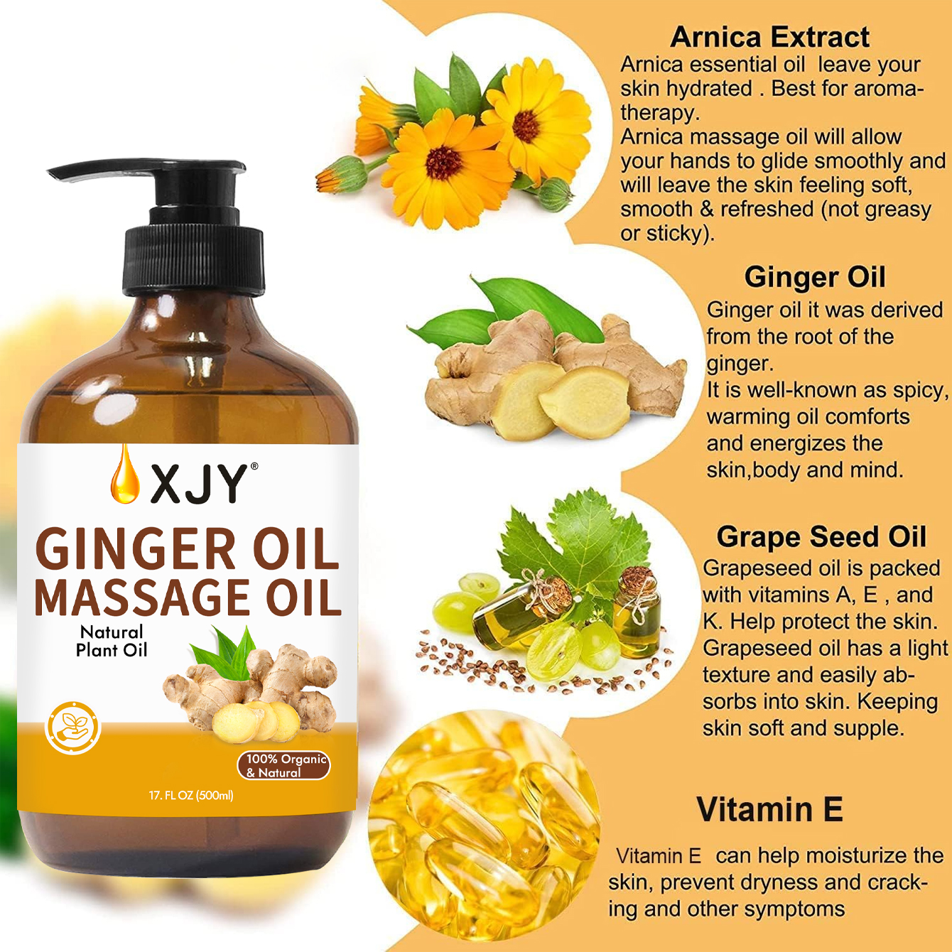 ginger massage oil