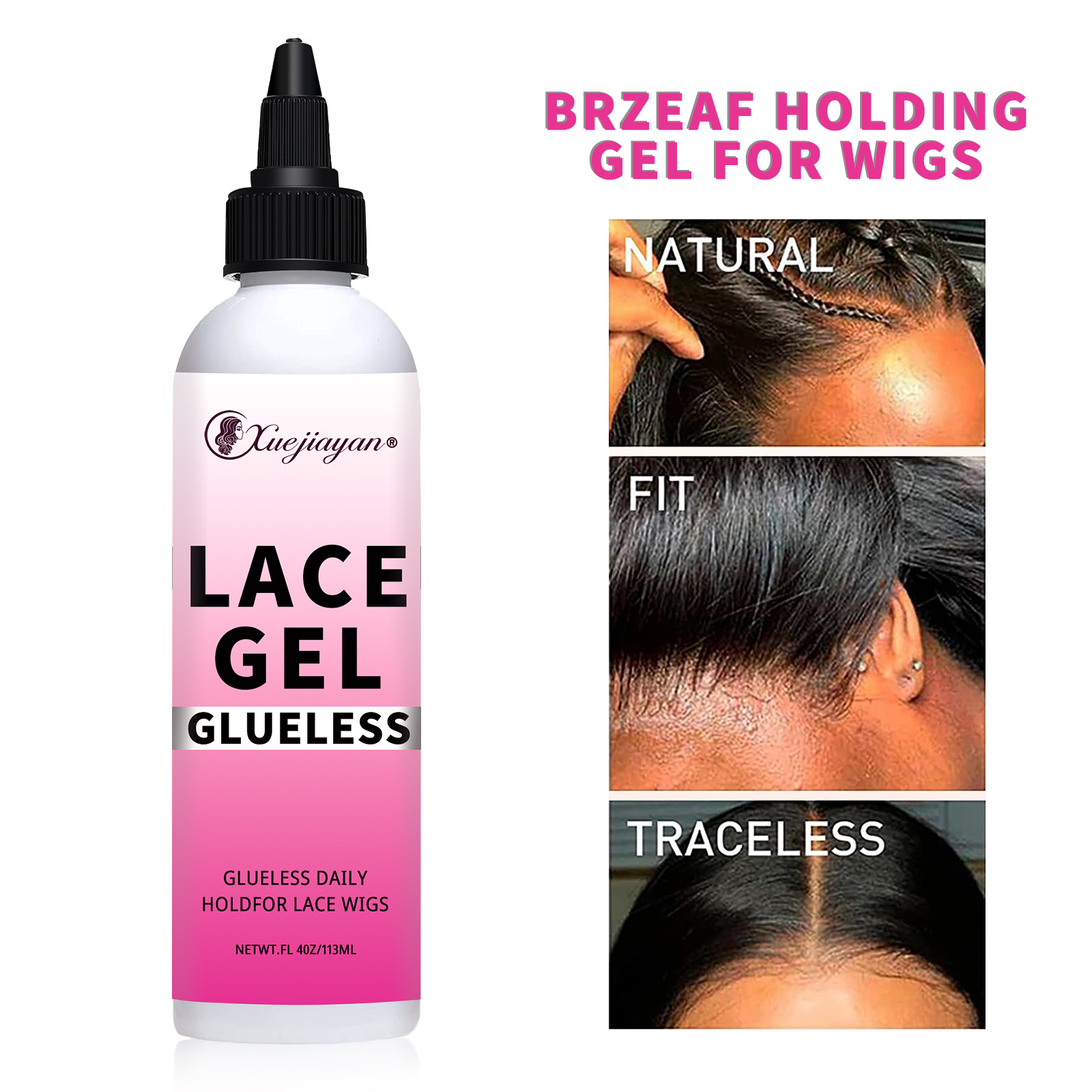 lace glue strongly secured