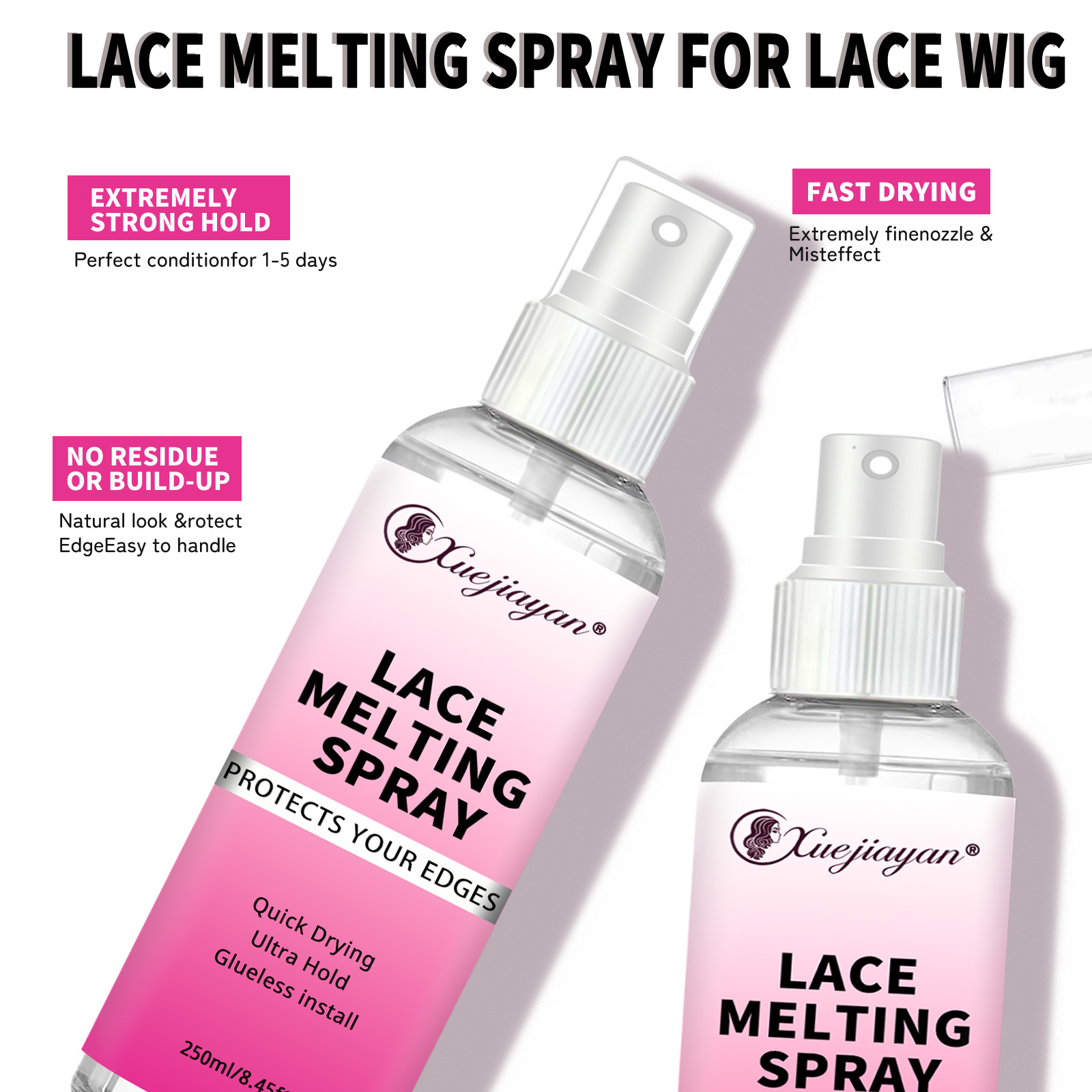 lace melting spray natural