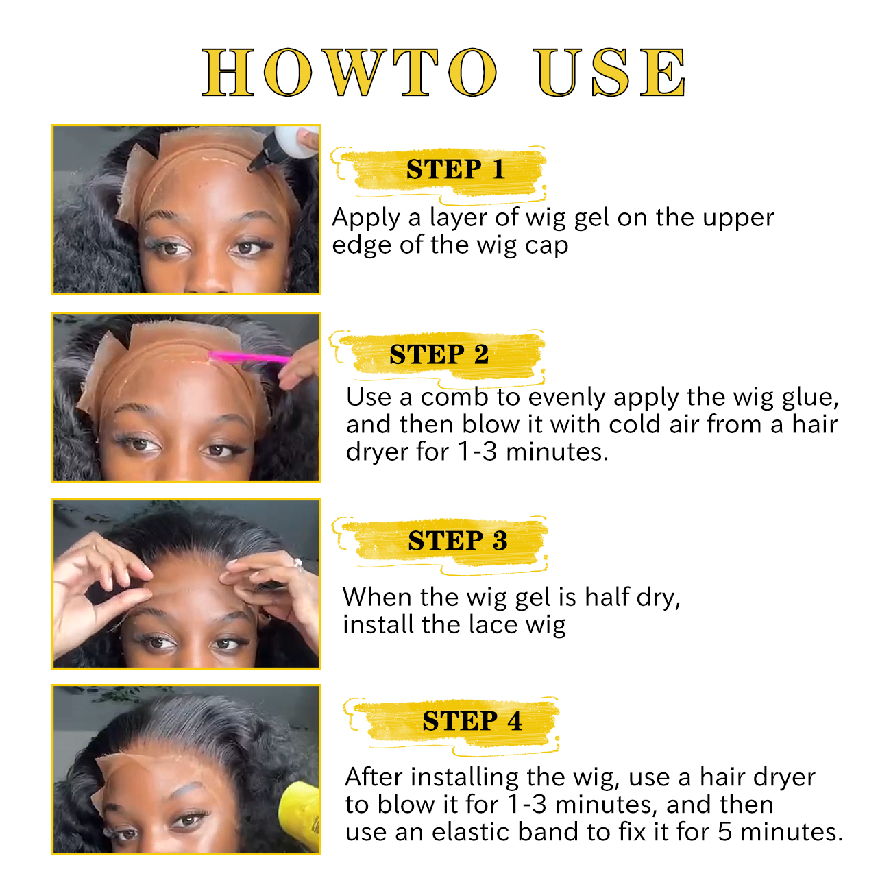 wig adhesive water soluble