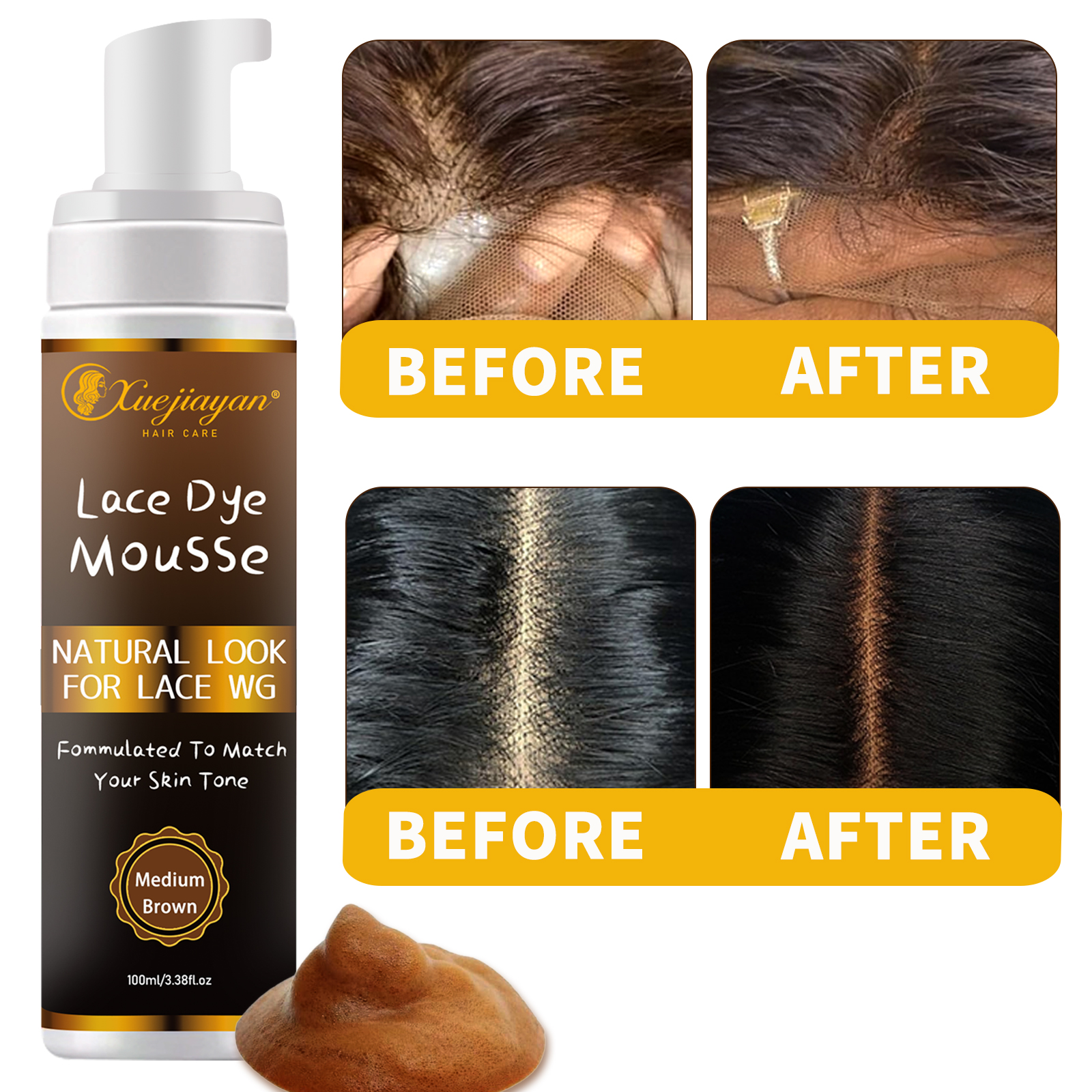 lace tint mousse quick dry