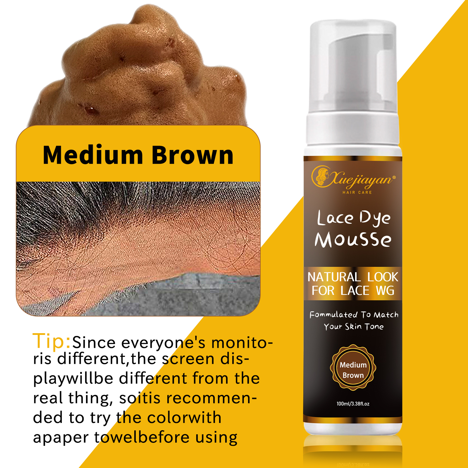 lace tint mousse quick dry