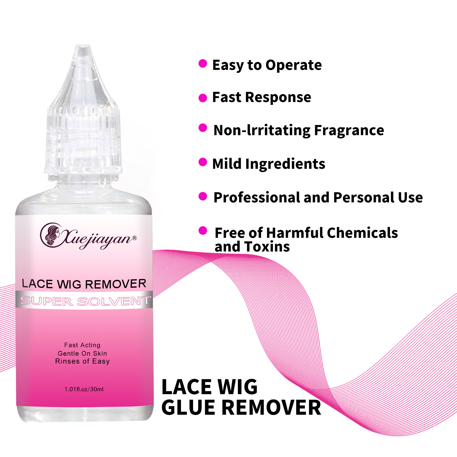 lace glue remover Gentle formula