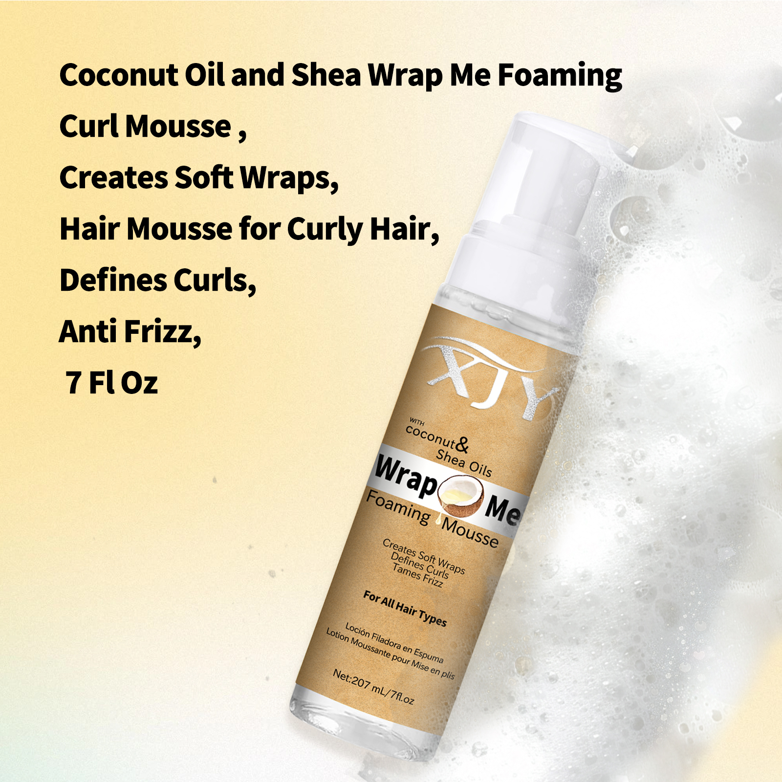 mousse for curly hair Control frizz