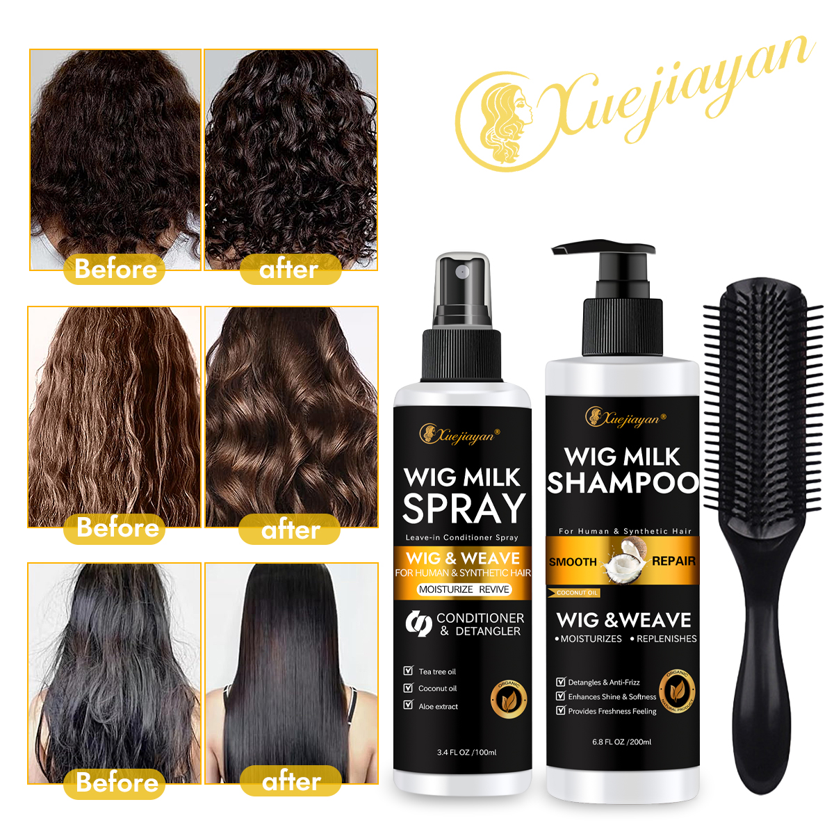 Wig Shampoo Set