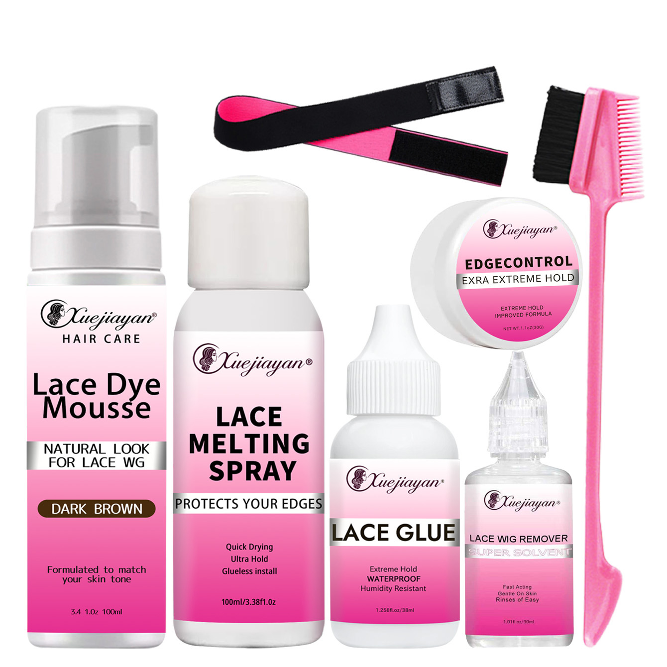 lace dyed mousse installation kit