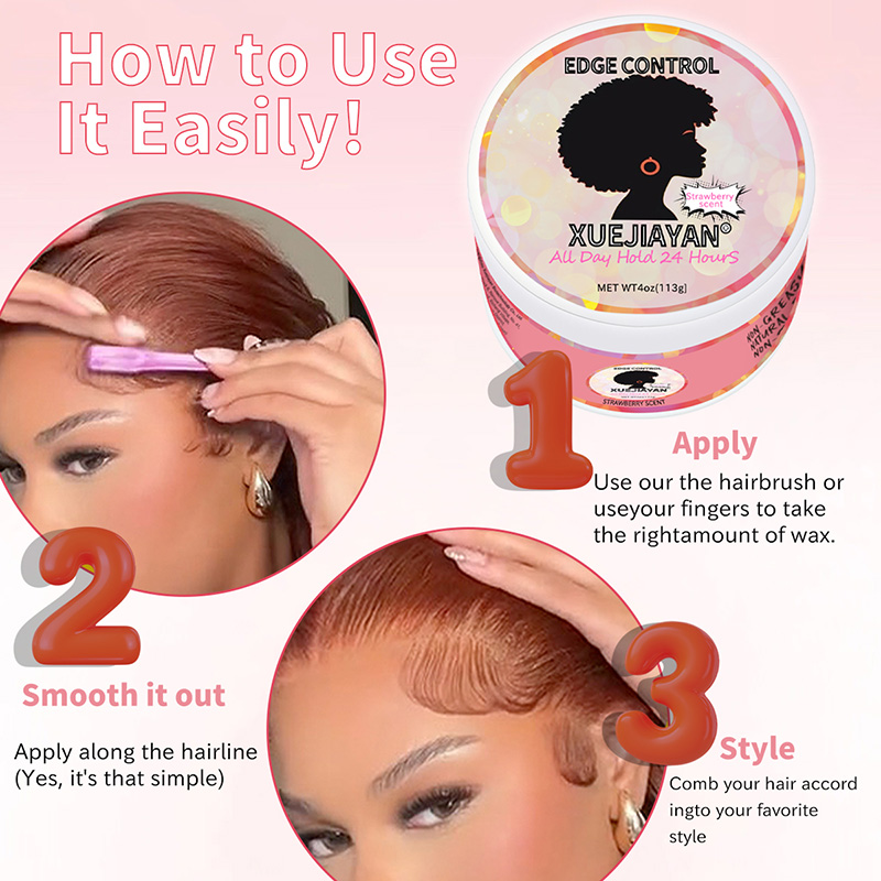 edge control gel Strawberry flavor