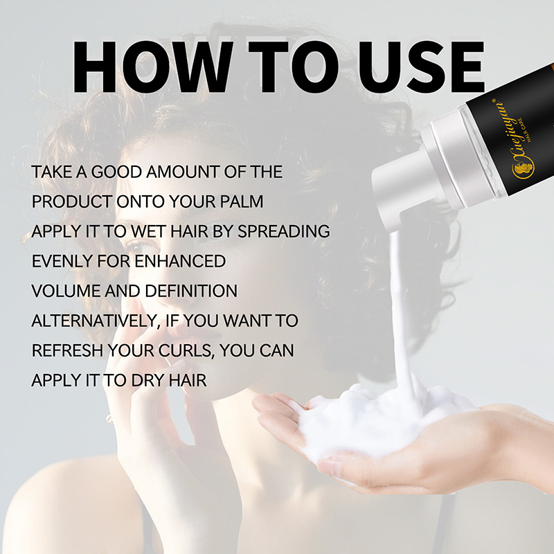 mousse for curly hair  207ml